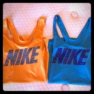 2 Nike Pro Dri-Fit Tank Tops
